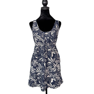 Patagonia PatAloha Hawaiian Dress 2 Blue Floral Sleeveless